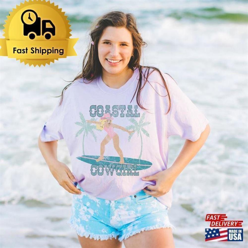 Coastal Cowgirl Western Beachcore Aesthetic Trendy T-Shirt